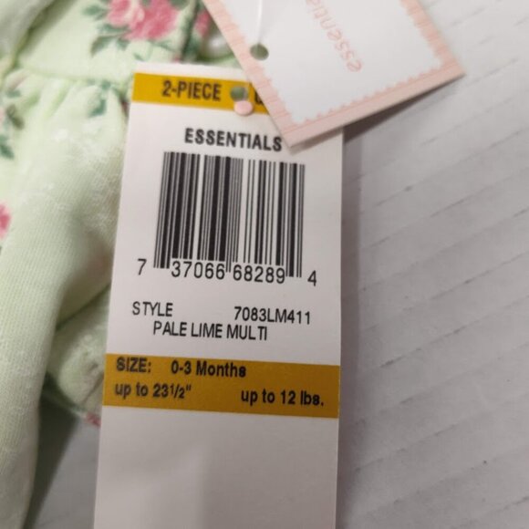 First Impressions 100% Cotton 3 Piece 0-3 Month Dress, Bottoms, and Hat NWT - Picture 6 of 8